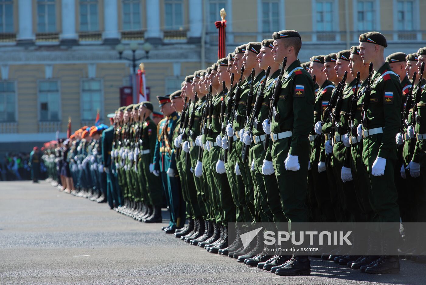 Final rehearsal of Victory Day Parade in St. Petersburg