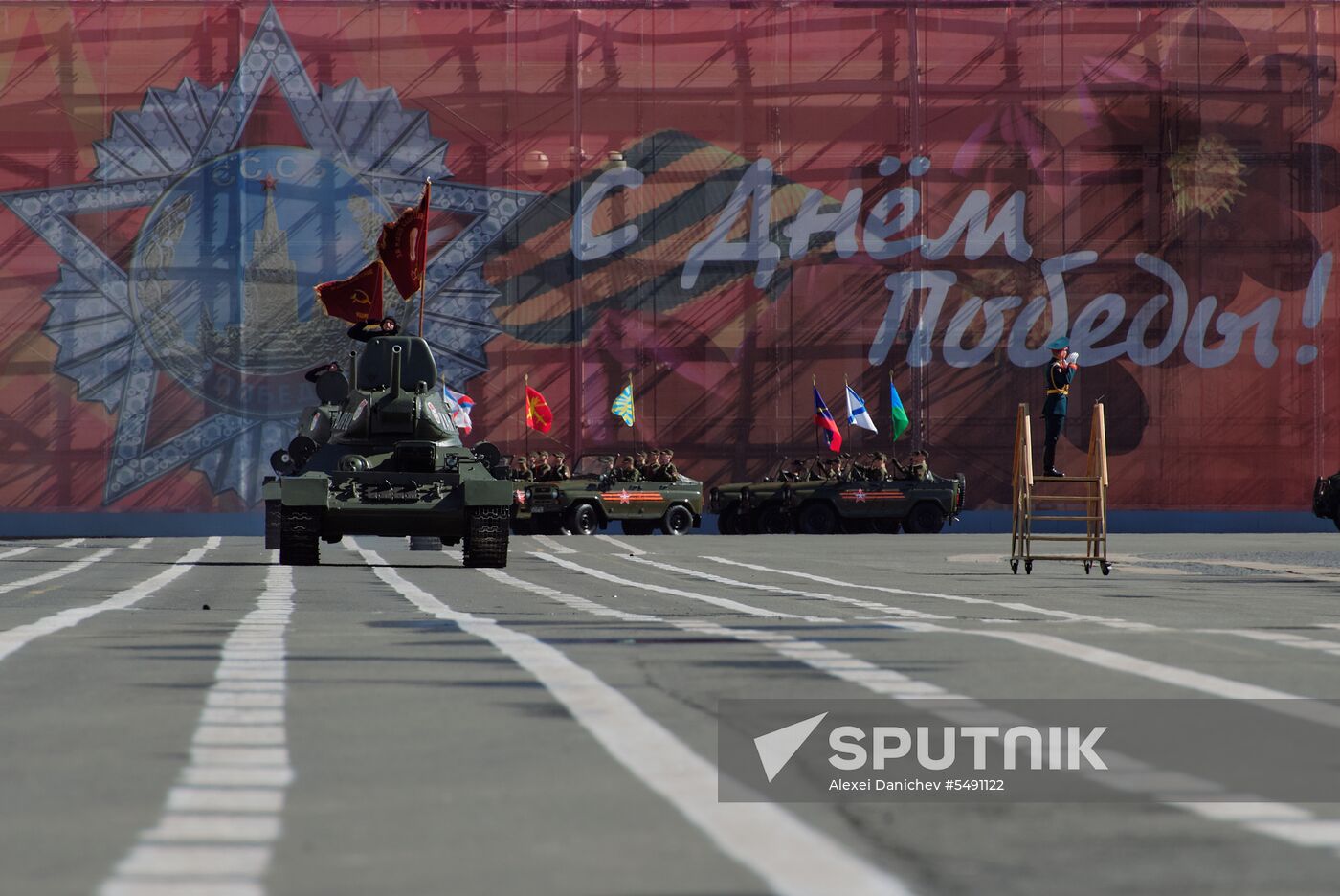Final rehearsal of Victory Day Parade in St. Petersburg