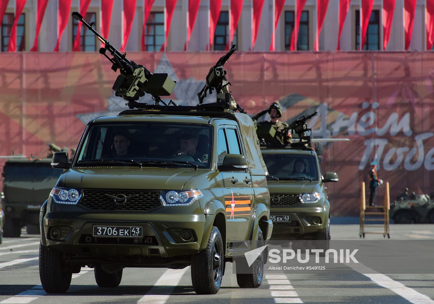 Final rehearsal of Victory Day Parade in St. Petersburg