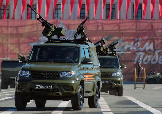 Final rehearsal of Victory Day Parade in St. Petersburg