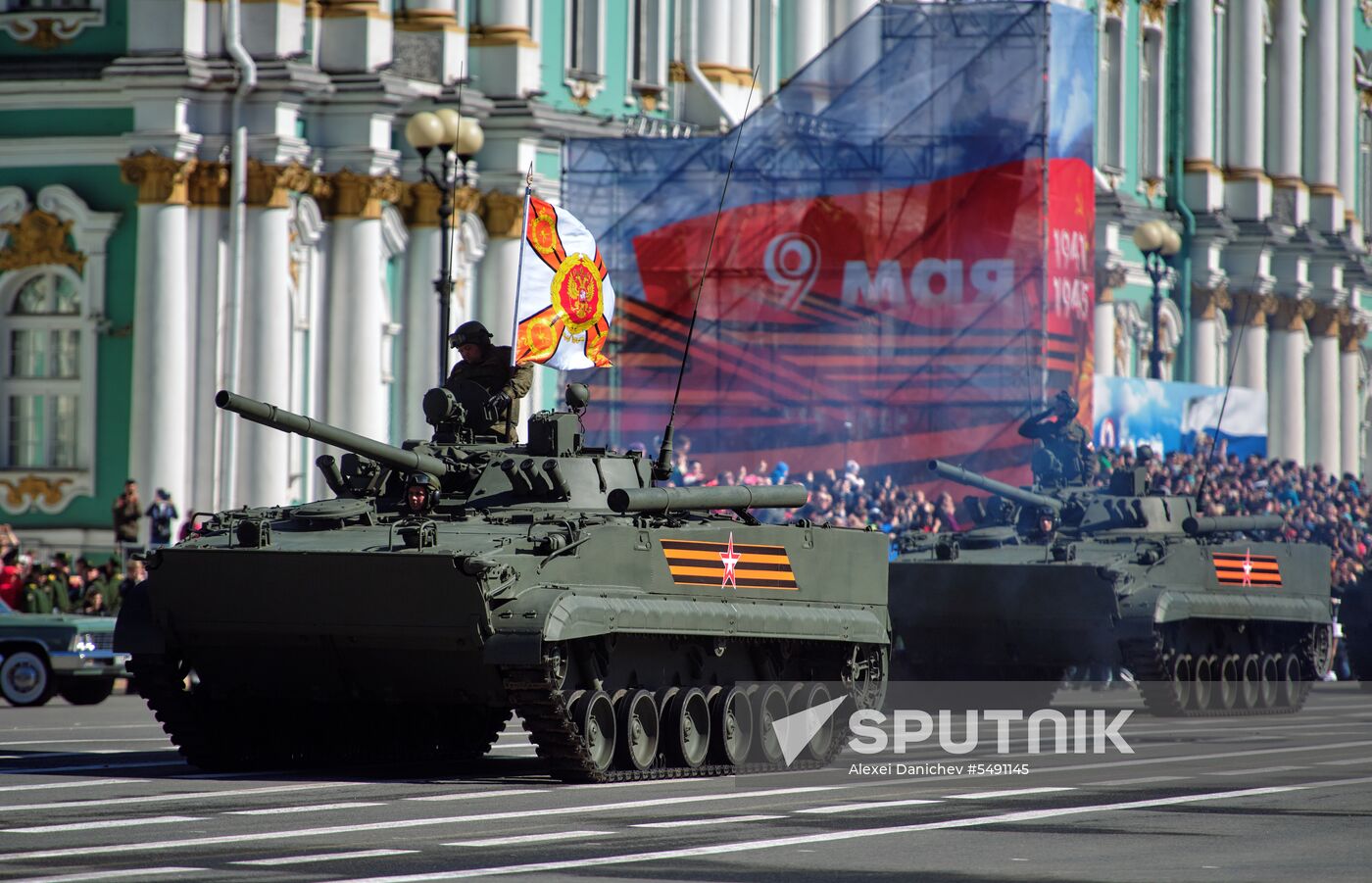 Final rehearsal of Victory Day Parade in St. Petersburg