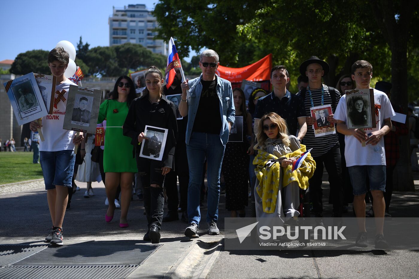 Immortal Regiment event in Lisbon