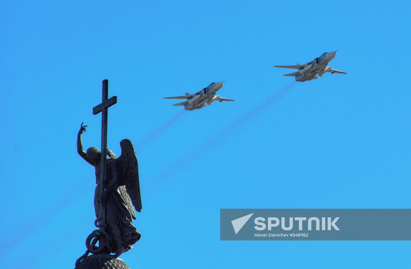 Final rehearsal of Victory Day Parade in St. Petersburg