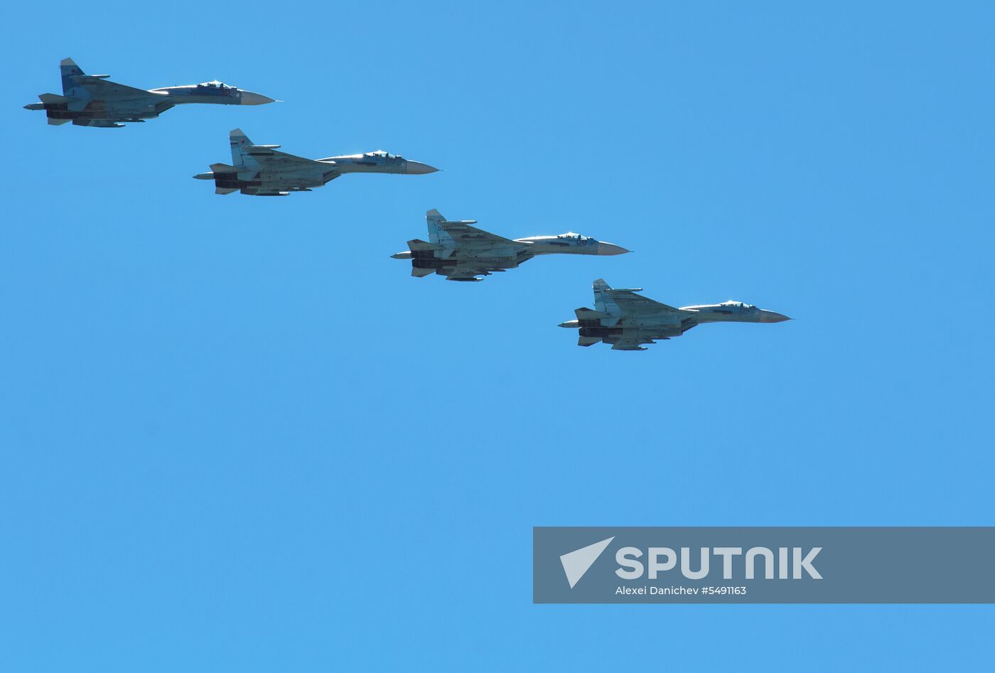 Final rehearsal of Victory Day Parade in St. Petersburg