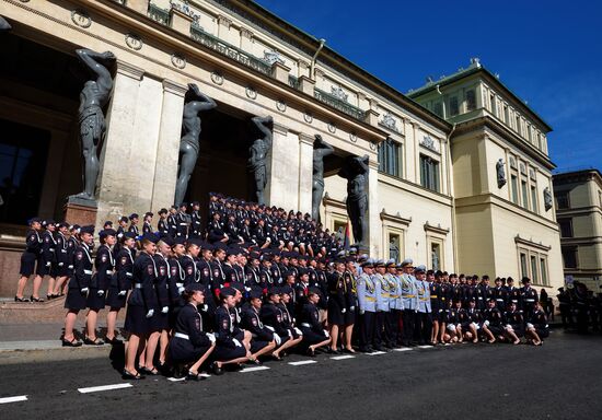 Final rehearsal of Victory Day Parade in St. Petersburg