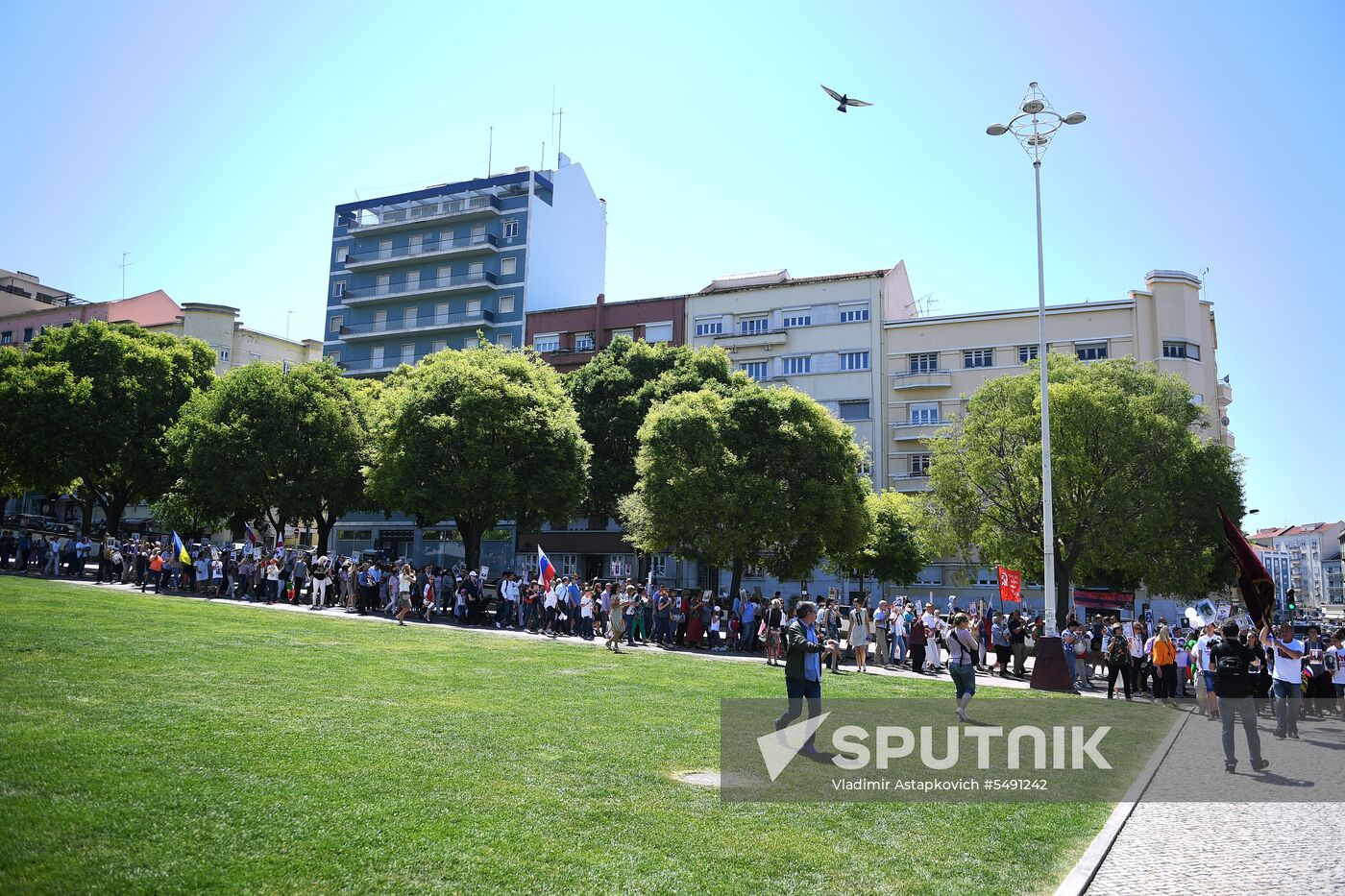 Immortal Regiment event in Lisbon