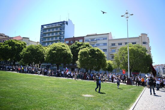 Immortal Regiment event in Lisbon