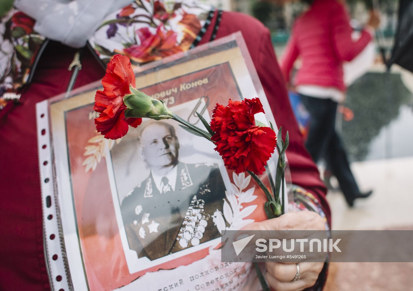 Immortal Regiment event in Barcelona