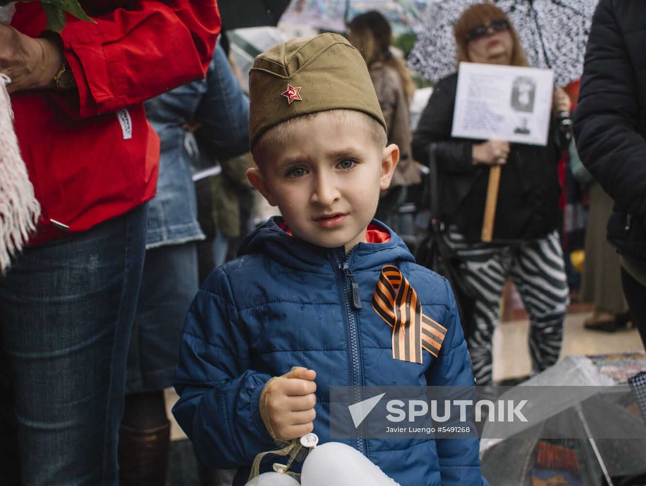 Immortal Regiment event in Barcelona