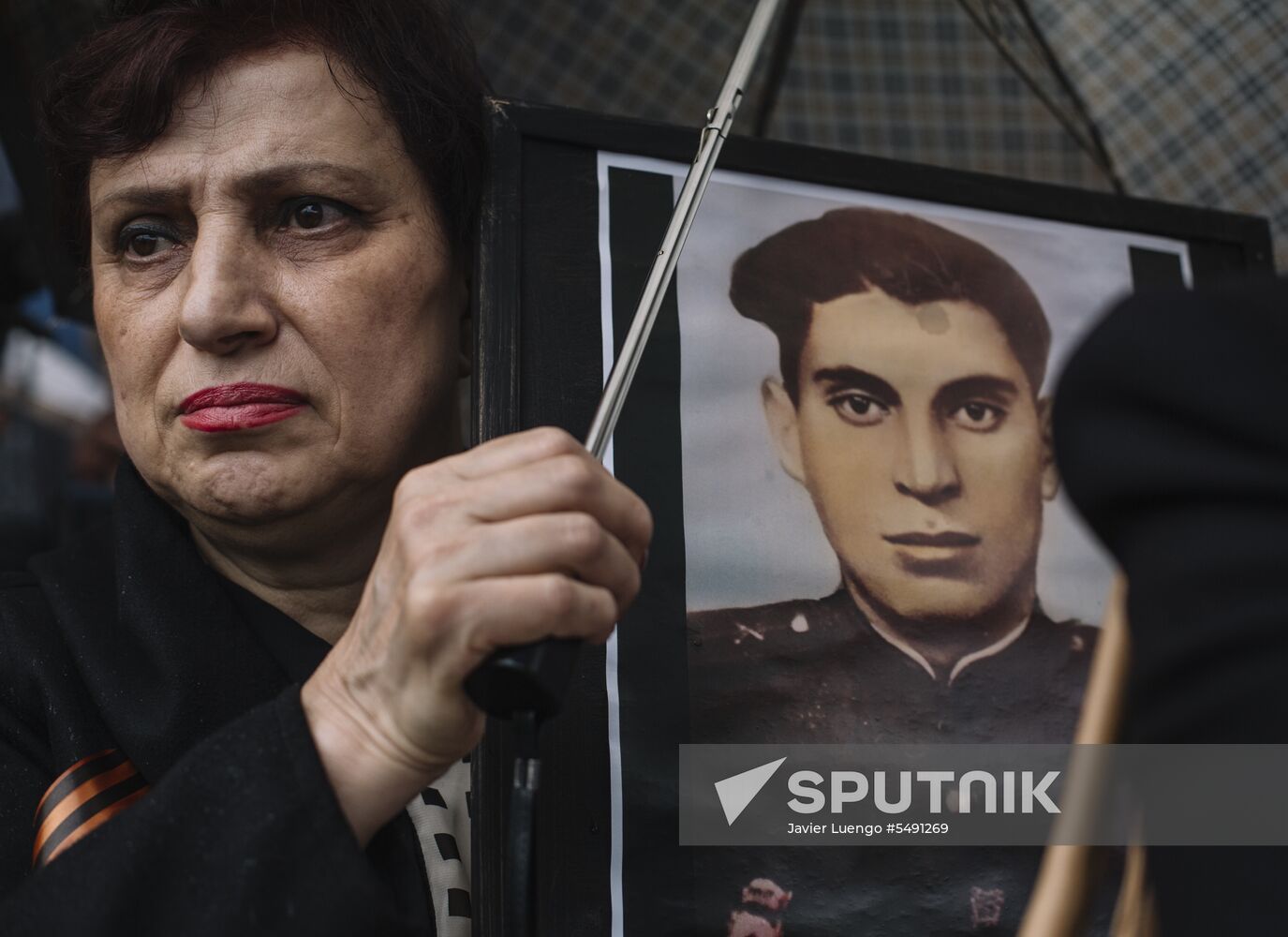 Immortal Regiment event in Barcelona