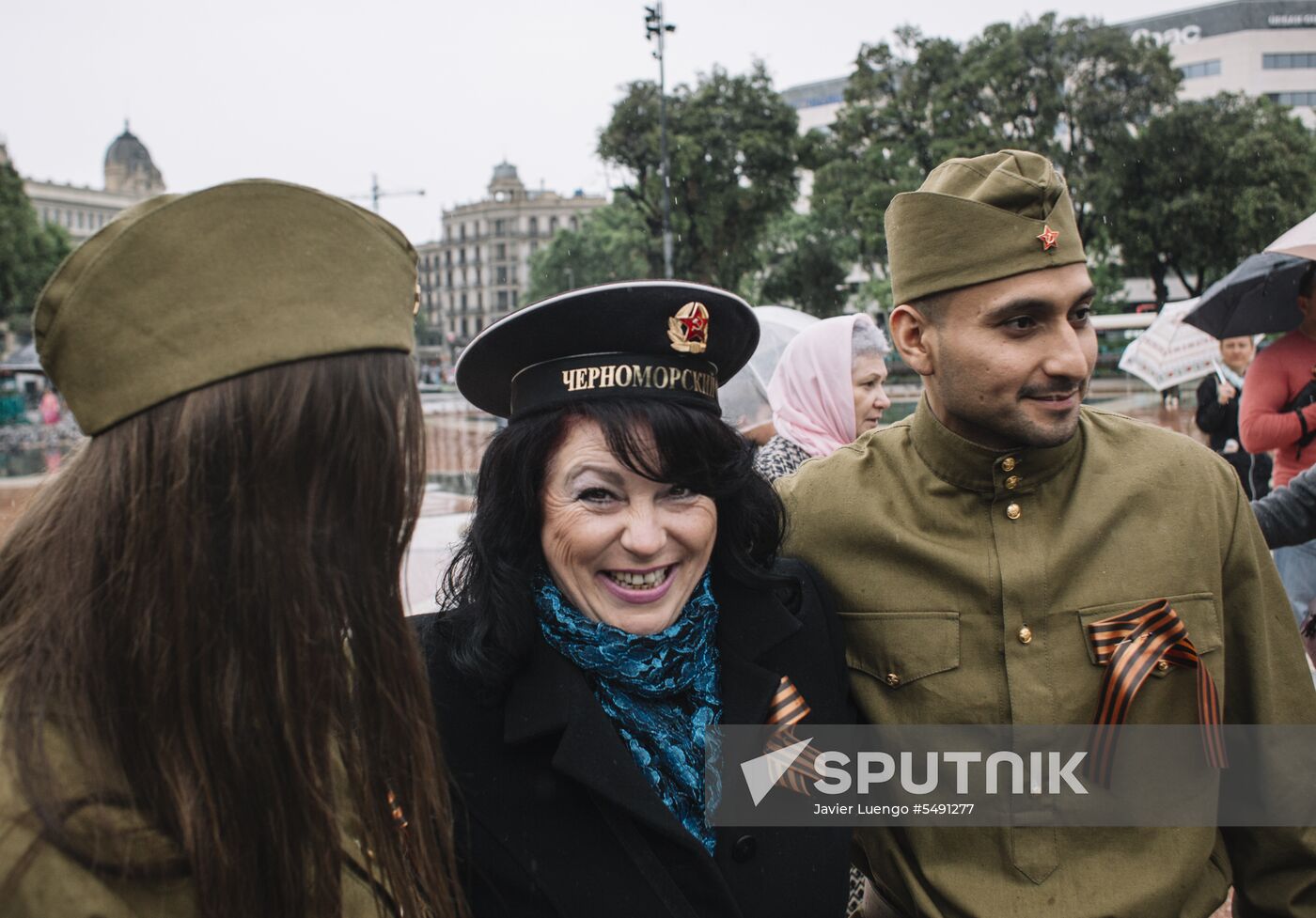 Immortal Regiment event in Barcelona