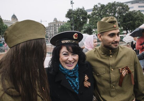 Immortal Regiment event in Barcelona