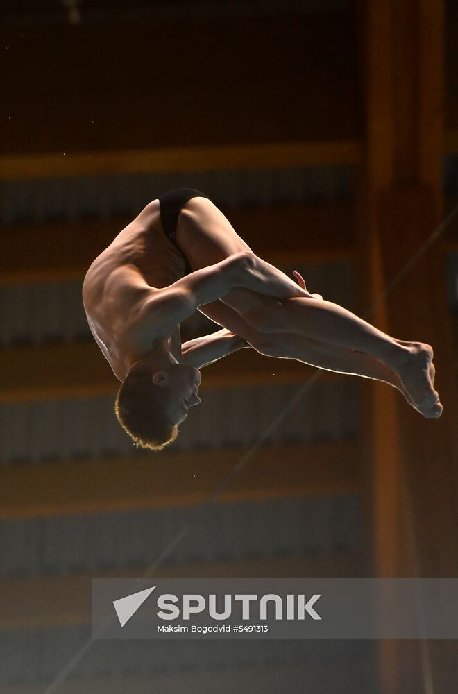 Diving. FINA Diving World Series. Day three