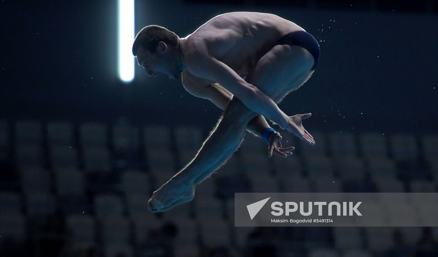 Diving. FINA Diving World Series. Day three