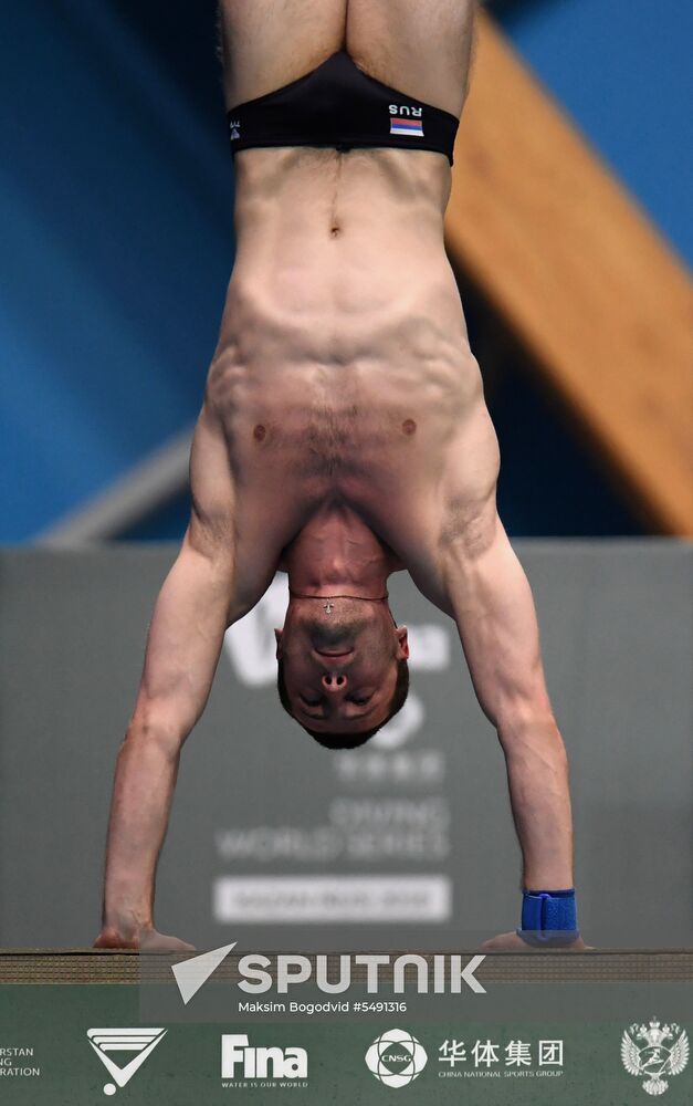 Diving. FINA Diving World Series. Day three