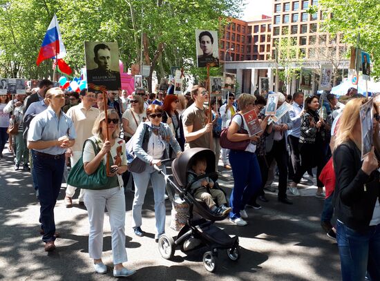Immortal Regiment march in Madrid