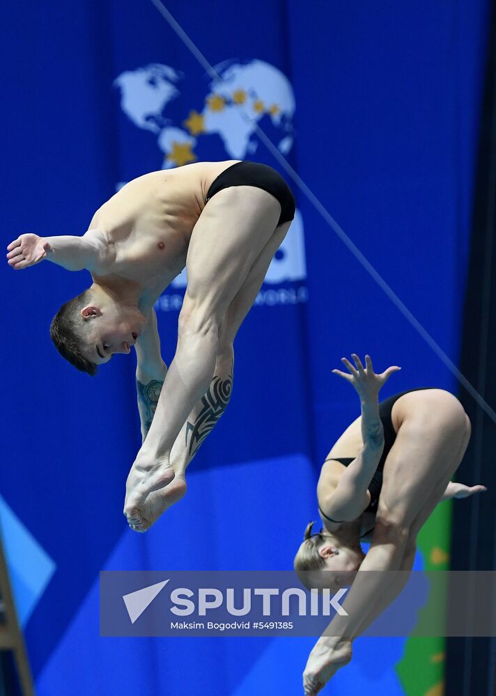 Diving. FINA Diving World Series. Day three