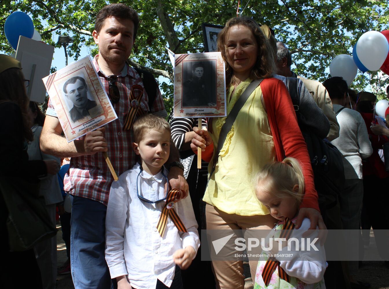 Immortal Regiment march in Madrid