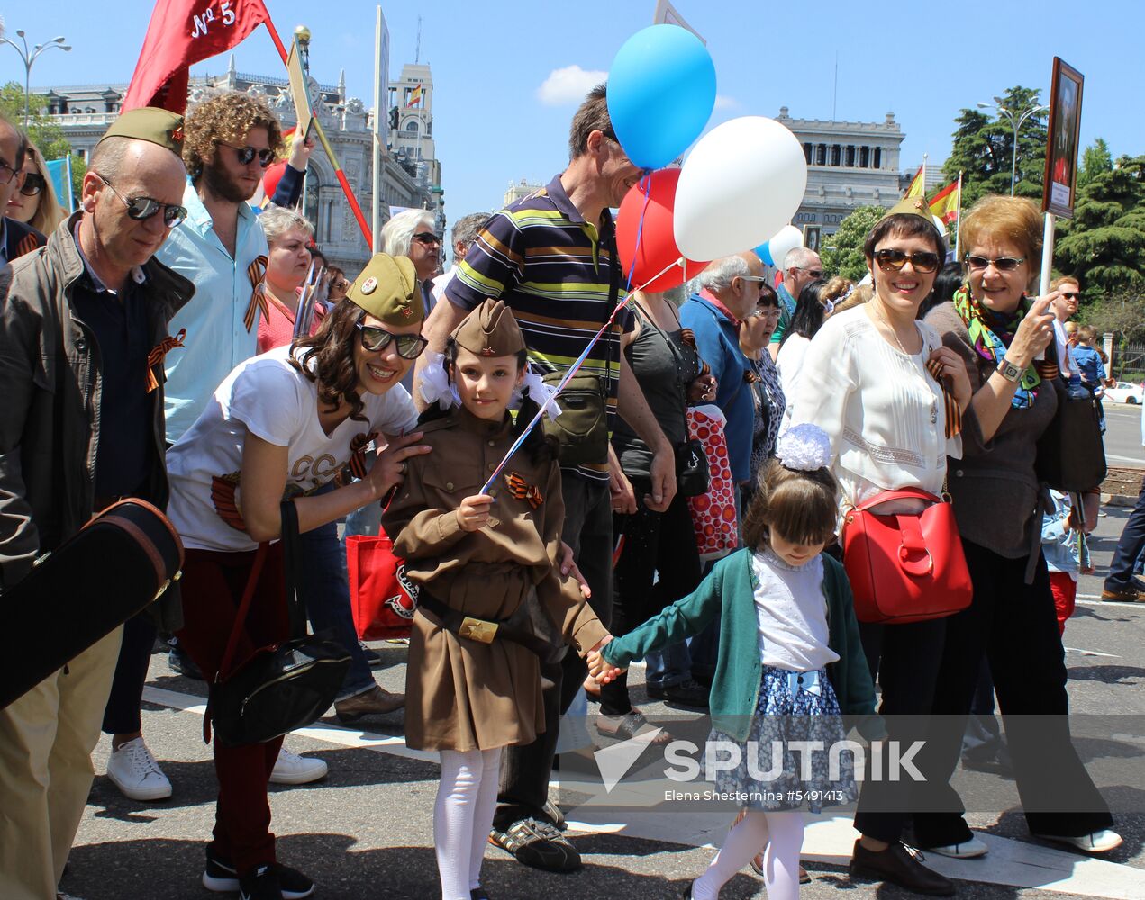 Immortal Regiment march in Madrid