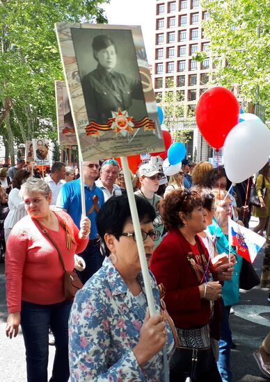 Immortal Regiment march in Madrid