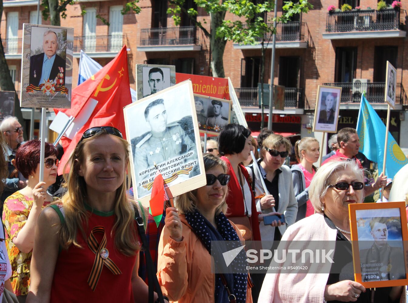 Immortal Regiment march in Madrid