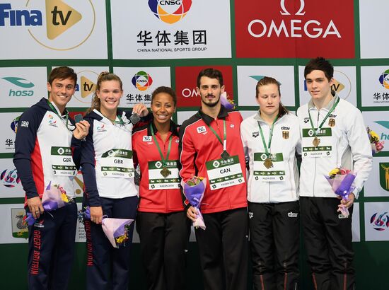 Diving. FINA Diving World Series. Day three