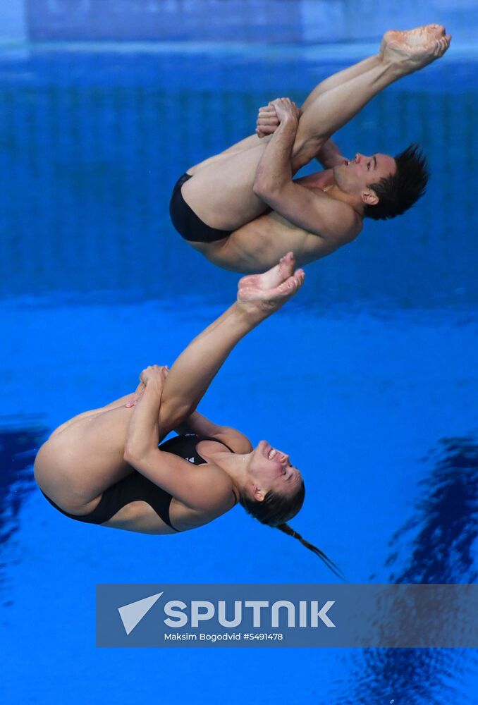 Diving. FINA Diving World Series. Day three