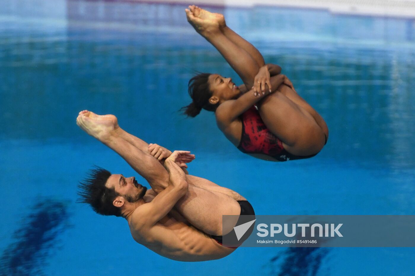 Diving. FINA Diving World Series. Day three
