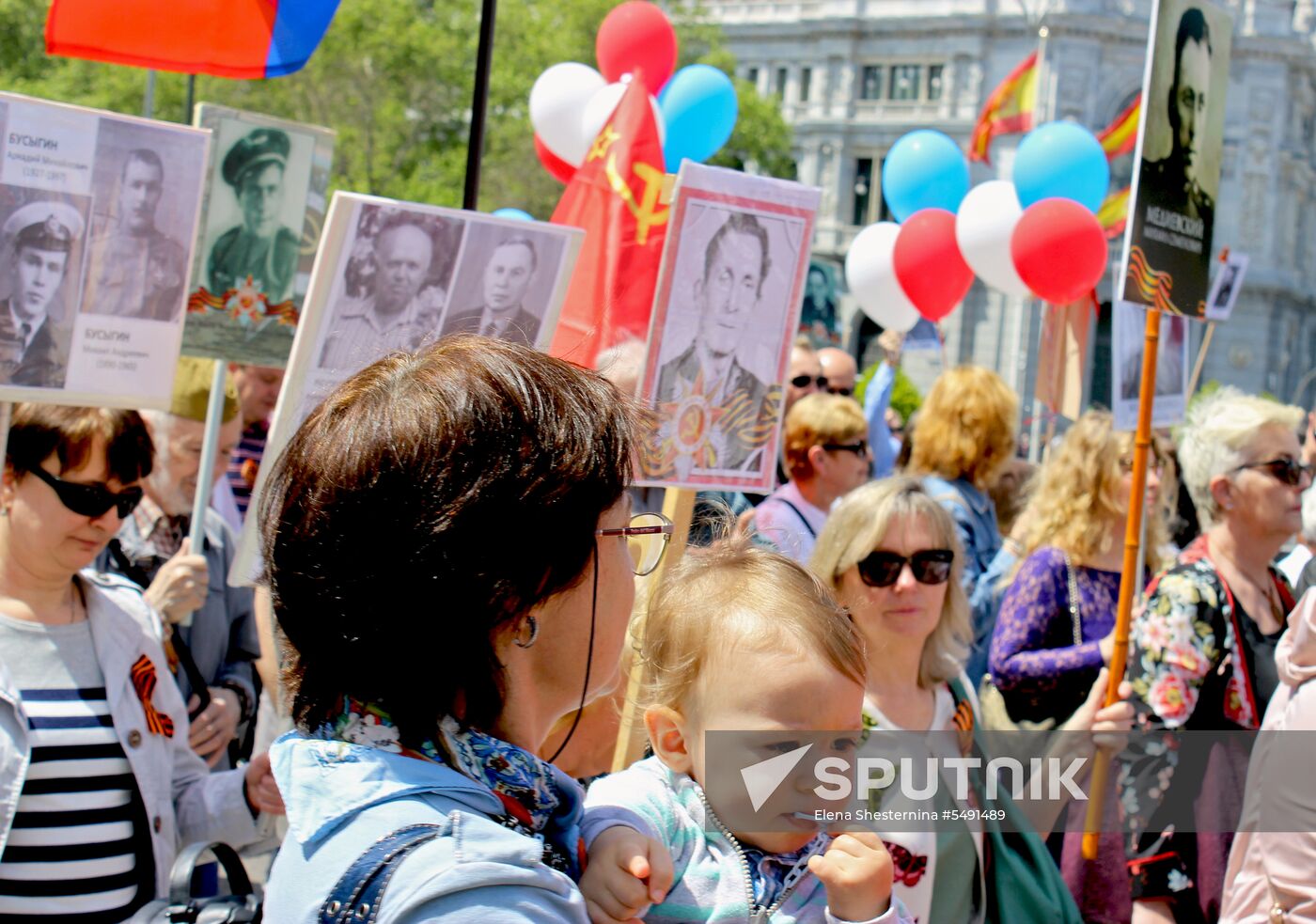 Immortal Regiment march in Madrid