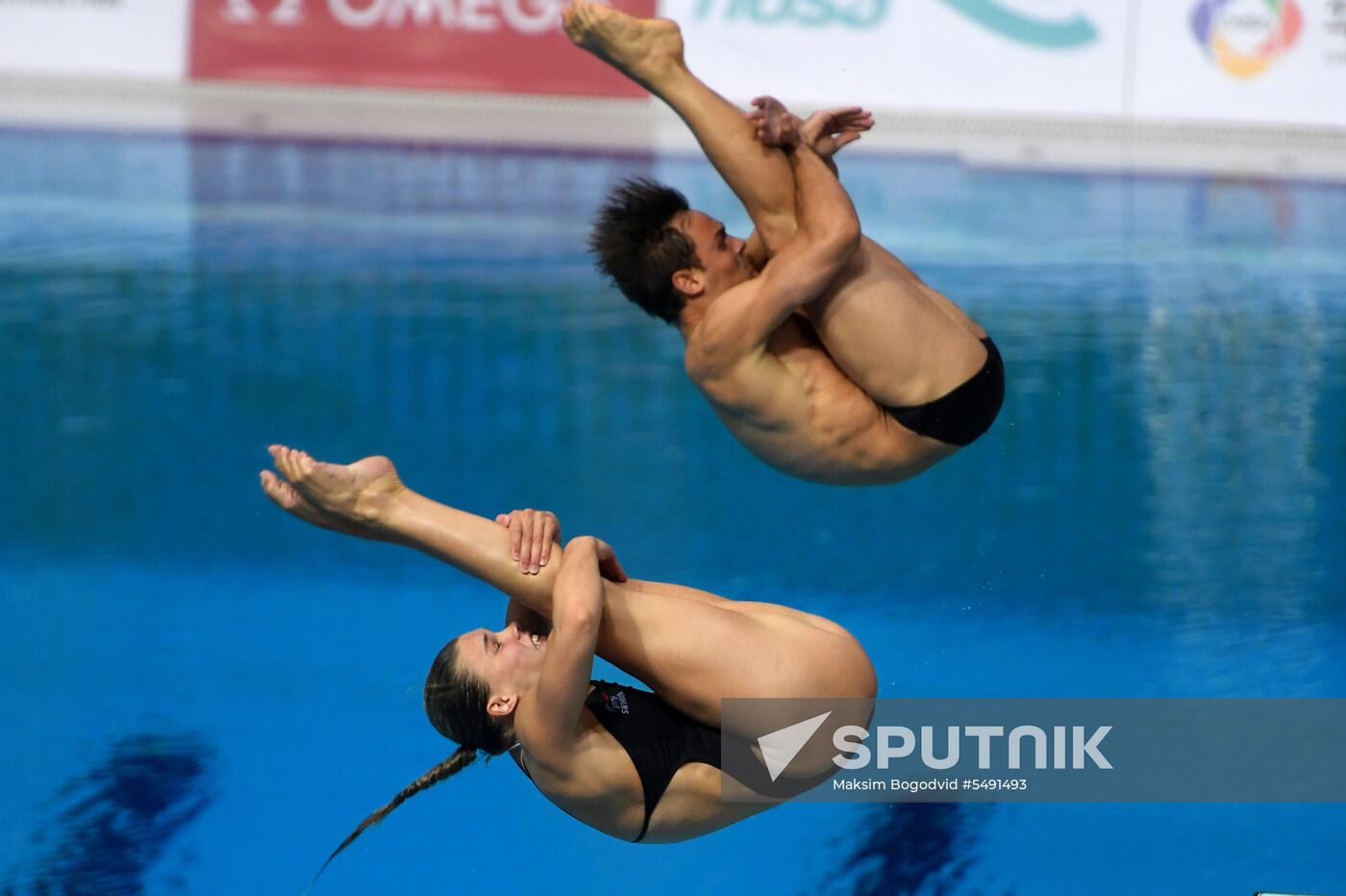 Diving. FINA Diving World Series. Day three