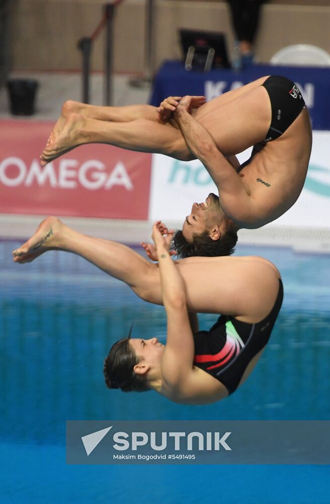 Diving. FINA Diving World Series. Day three