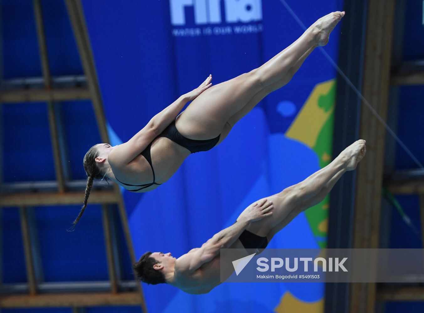 Diving. FINA Diving World Series. Day three