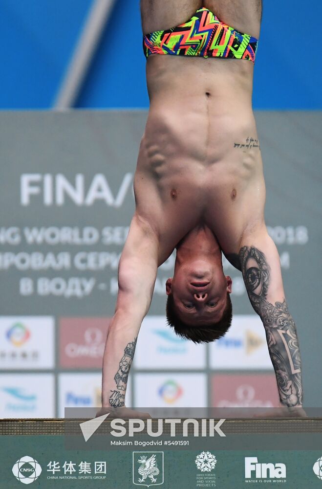 Diving. FINA Diving World Series. Day three