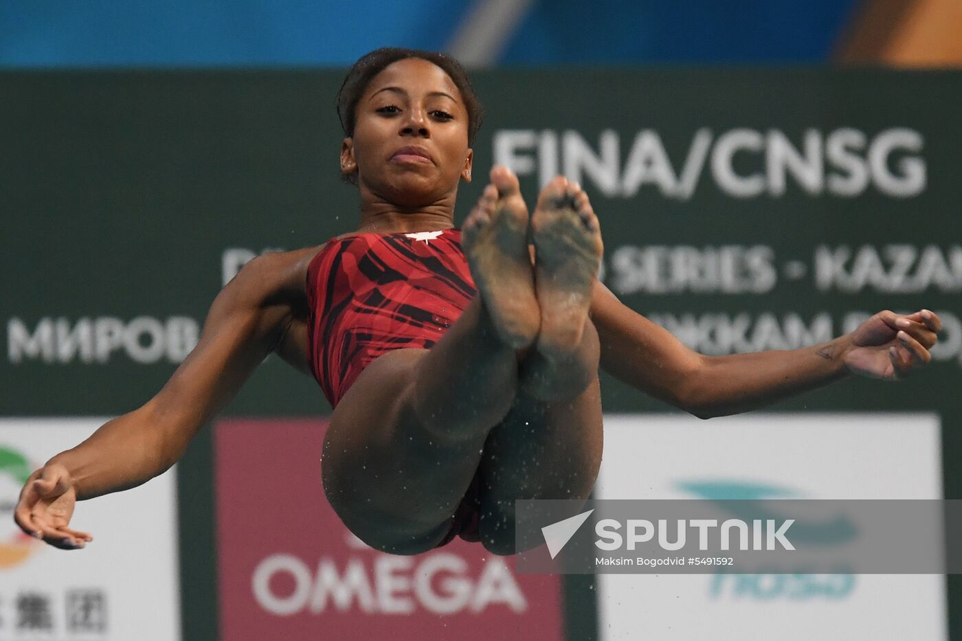 Diving. FINA Diving World Series. Day three