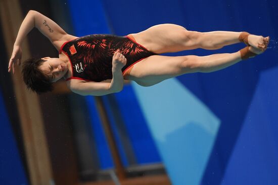 Diving. FINA Diving World Series. Day three