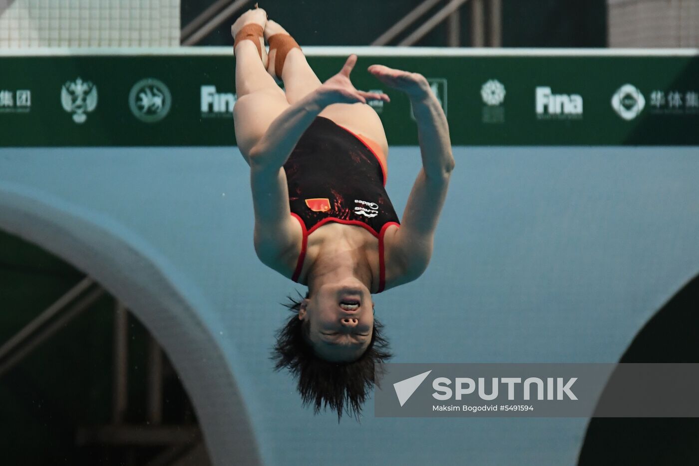 Diving. FINA Diving World Series. Day three