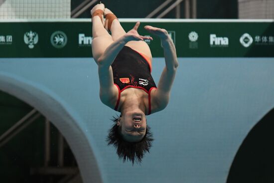 Diving. FINA Diving World Series. Day three