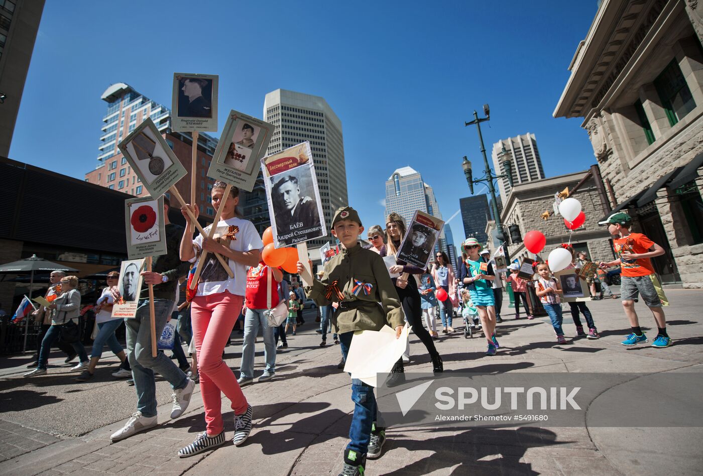 Immortal Regiment march in Canada