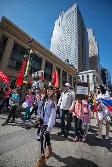 Immortal Regiment march in Canada