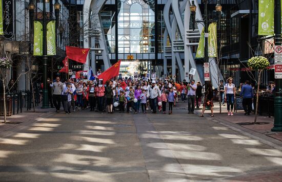Immortal Regiment march in Canada
