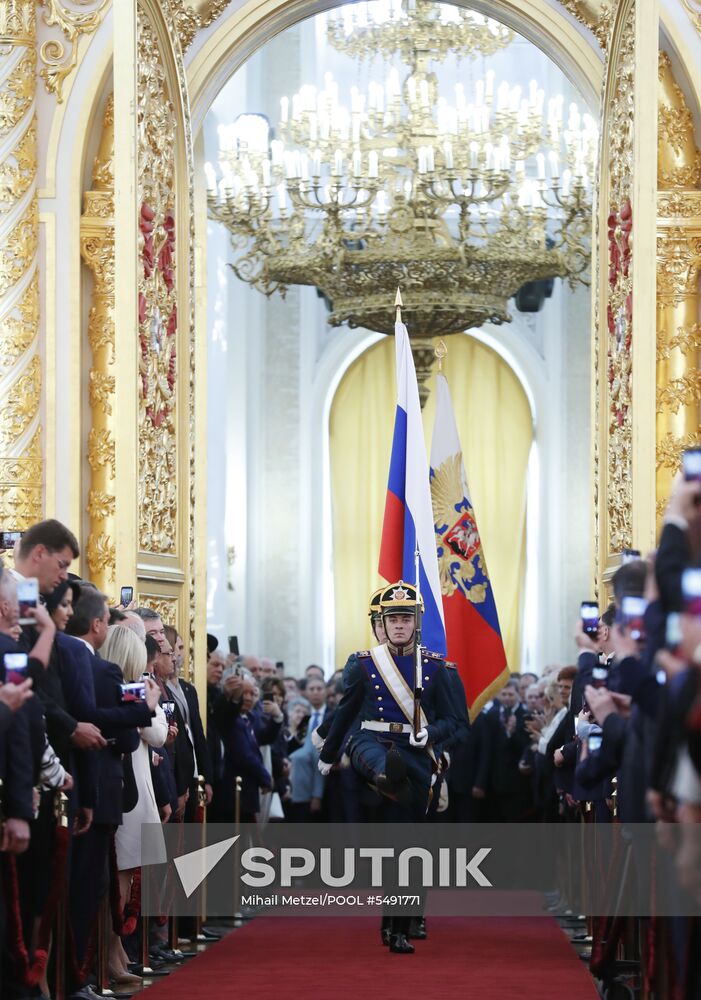 Inauguration of Russian President Vladimir Putin