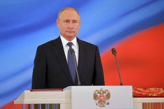 Inauguration of Russian President Vladimir Putin