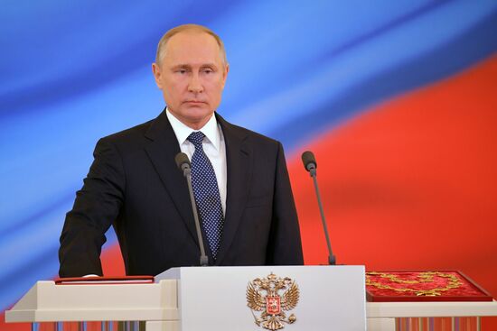 Inauguration of Russian President Vladimir Putin