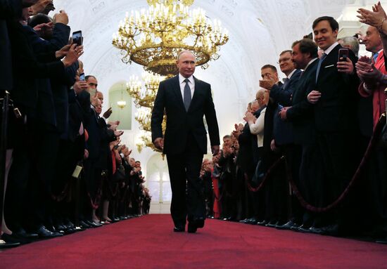 Inauguration of Russian President Vladimir Putin