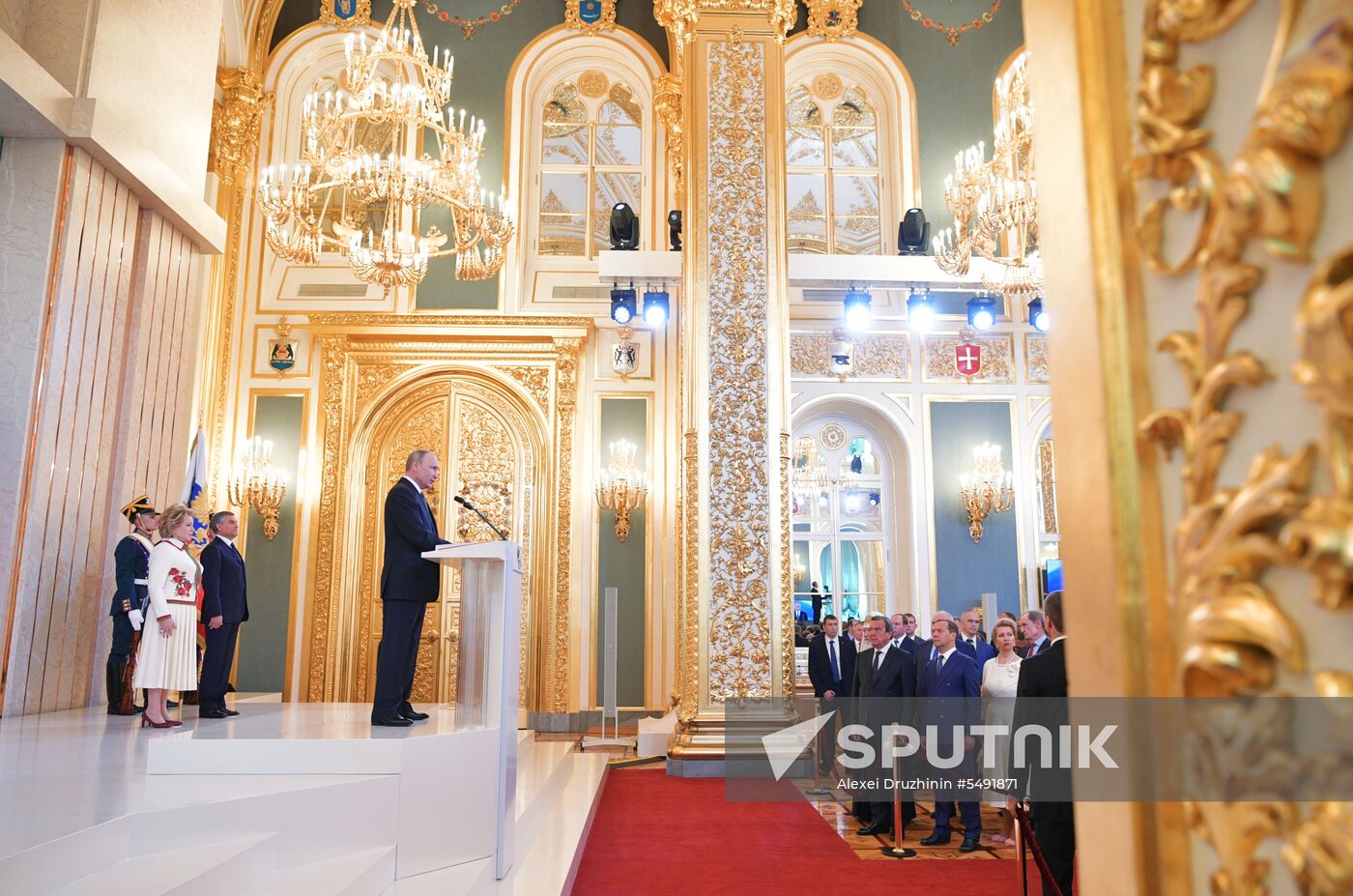 Inauguration of Russian President Vladimir Putin
