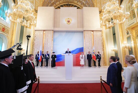 Inauguration of Russian President Vladimir Putin