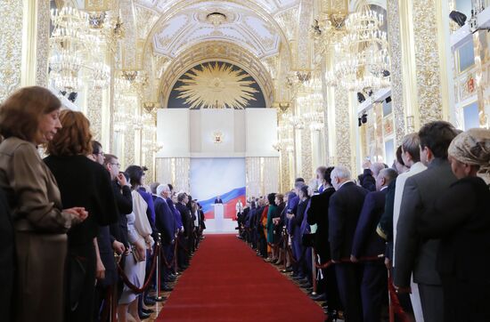 Inauguration of Russian President Vladimir Putin