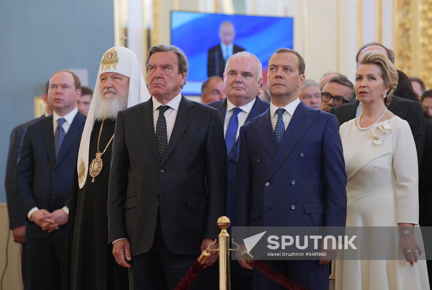 Russian President Vladimir Putin's Inauguration guests