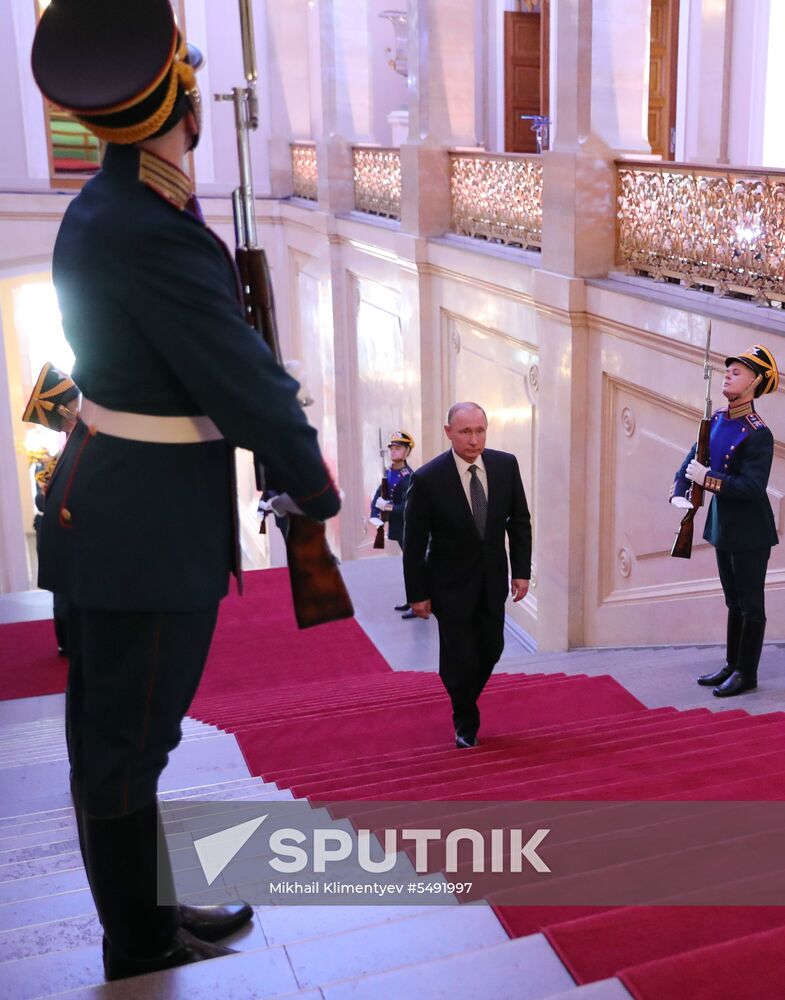 Inauguration of Russian President Vladimir Putin