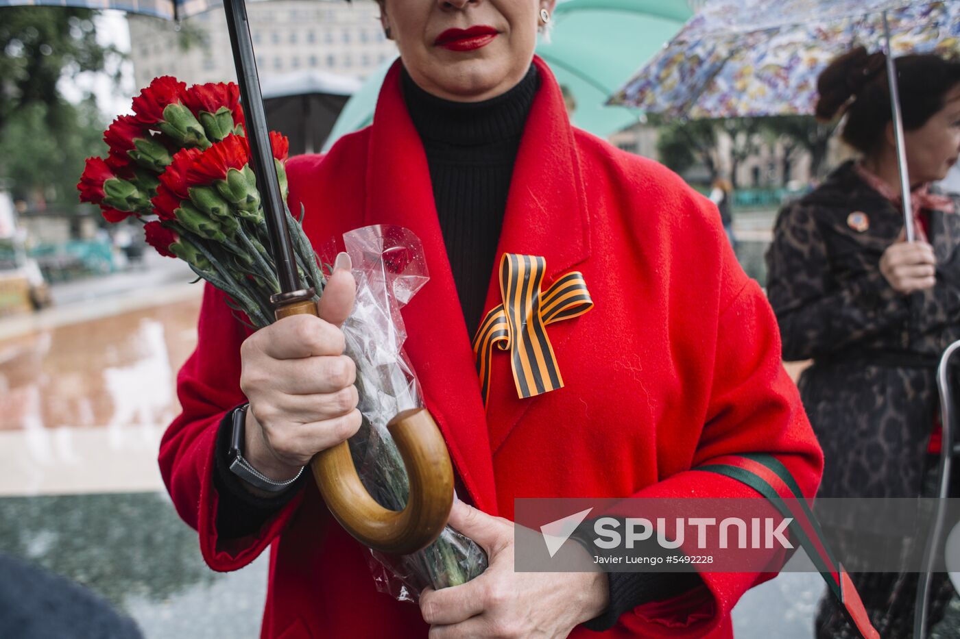 Immortal Regiment event in Barcelona